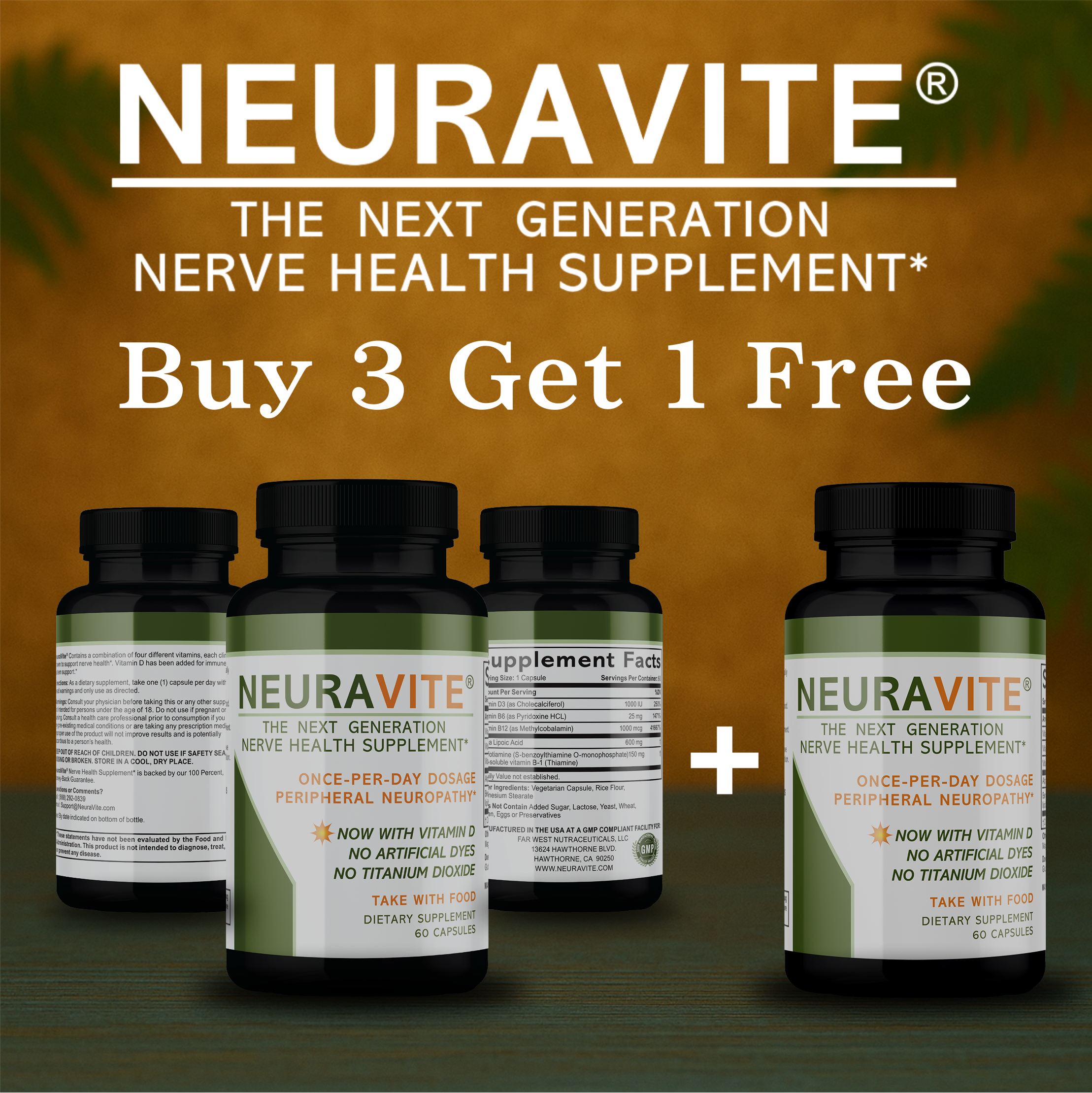 Best Vitamin Treatment for Peripheral Neuropathy Pain | NeuraVite ...