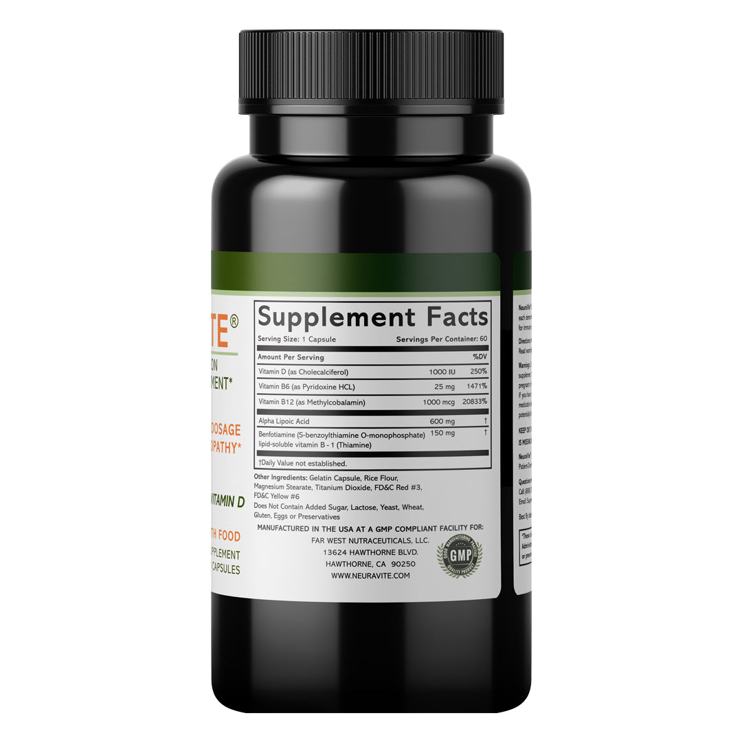 Best Vitamin Treatment for Peripheral Neuropathy Pain | NeuraVite ...